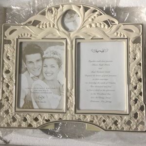 Lenox double print picture frame